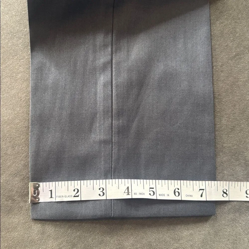 Men’s Dark Gray 3 Piece Wedding Formal Suit Notched Lapel 34 Jacket 31 Pants NEW
